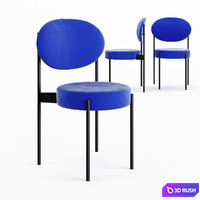 Stool 4 3D Model Vray, Corona