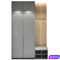 Hallway 4 3D Model Vray