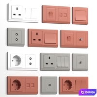 Retrotouch Simplicity Socketes 3D Model Vray