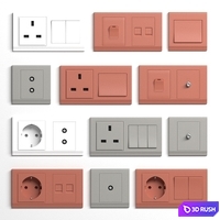 Retrotouch Simplicity Socketes 3D Model Vray