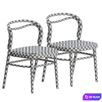 Beaulieu Chair 02 Gebrueder Thonet Vienna 3D Model Corona