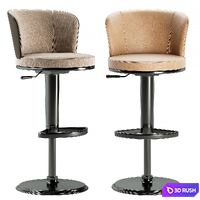 Giorgetti bar stool Ode 3D Model Corona