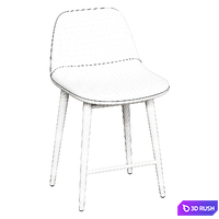 Chair Nordie 3D Model Corona