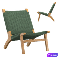 Masaya Lounge Chair 3D Model Vray, Corona