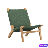 Masaya Lounge Chair 3D Model Vray, Corona