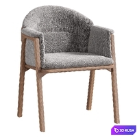 Garden Chair Tribu 3D Model Vray, Corona