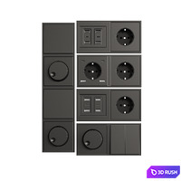 Sockets and switches / Donel. 3D Model Vray, Corona