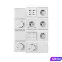 Sockets and switches / Donel. 3D Model Vray, Corona