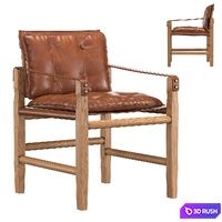 Lenz Dining Armchair 3D Model Vray, Corona