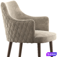 Konyshev Wing Chair 3D Model Vray, Corona