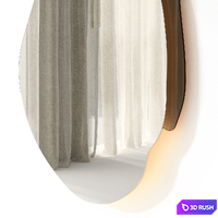 Mirror Cattelan Akumal 3D Model Vray