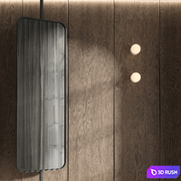 Hallway 02 3D Model Vray