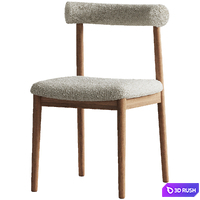 Westwing Collection Boucle Diego Chair 3D Model Vray, Corona