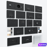 Switches and sockets VIMAR Linea 3D Model Corona