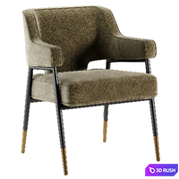 Derome Dining Armchair - Polo Club Stone 3D Model Corona