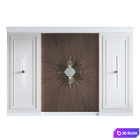Decorative Wall 03 Modern 3D Model Vray, Corona