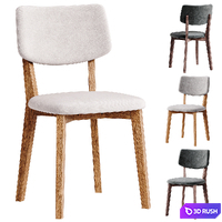 Chair Crete 3D Model Vray, Corona