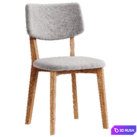 Chair Crete 3D Model Vray, Corona