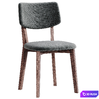 Chair Crete 3D Model Vray, Corona