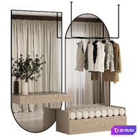 Hallway set 16 3D Model Corona