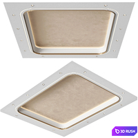 Modern ceiling RJ Easy Design 02 3D Model Vray, Corona