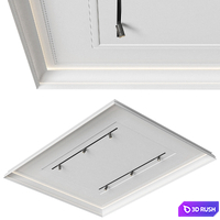 Modern ceiling RJ Easy Design 05 3D Model Vray, Corona