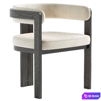 Blixa Armchair 3D Model Corona