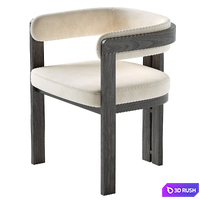 Blixa Armchair 3D Model Corona