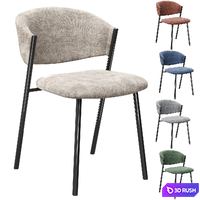 Rupert chair 3D Model Vray, Corona