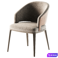 Crop Konyshev chair 3D Model Vray, Corona