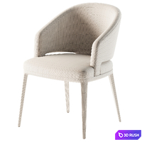 Crop Konyshev chair 3D Model Vray, Corona
