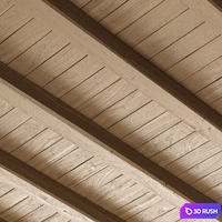 Wooden ceiling 02 3D Model Corona