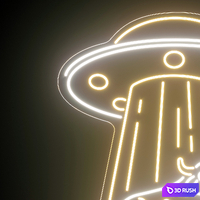 Neon 364 3D Model Vray, Corona