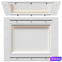Modern ceiling RJ Easy Design 07 3D Model Vray, Corona