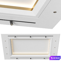 Modern ceiling RJ Easy Design 07 3D Model Vray, Corona