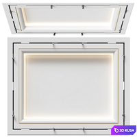 Modern ceiling RJ Easy Design 08 3D Model Vray, Corona