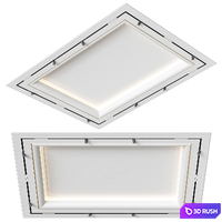 Modern ceiling RJ Easy Design 08 3D Model Vray, Corona