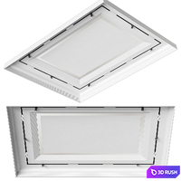 Classic ceiling RJ Easy Design 09 3D Model Vray, Corona