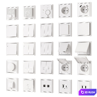Sockets and switches Donel series R98 3D Model Vray, Corona
