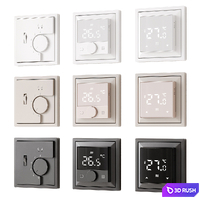 Sockets and switches Donel series R98 3D Model Vray, Corona