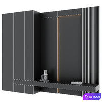 Hallway set 10 3D Model Corona
