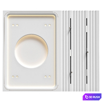 Modern ceiling RJ Easy Design 17 3D Model Vray, Corona