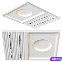 Modern ceiling RJ Easy Design 17 3D Model Vray, Corona