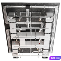 286 Ceiling Set 01 3D Model Vray, Corona