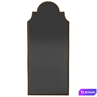 Alexandria Arched Metal Mirror 3D Model Corona