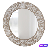 Round mirror Etniq - Ladoga, Balian, Papua 3D Model Corona