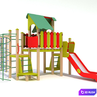 Ksil game set 3 3D Model Vray