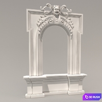 Framing a window 3D Model Vray