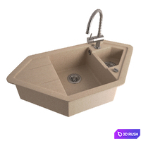 Kitchen sink TEKA Astral 3D Model Vray