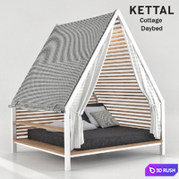 Kettal Cottage Daybed 3D Model Vray